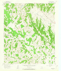 New Harp Texas Historical topographic map, 1:24000 scale, 7.5 X 7.5 Minute, Year 1961