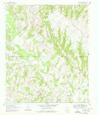 New Harp Texas Historical topographic map, 1:24000 scale, 7.5 X 7.5 Minute, Year 1961