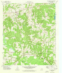 New Summerfield Texas Historical topographic map, 1:24000 scale, 7.5 X 7.5 Minute, Year 1973