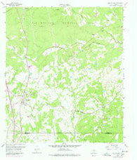 New Waverly Texas Historical topographic map, 1:24000 scale, 7.5 X 7.5 Minute, Year 1960