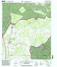 New Waverly Texas Historical topographic map, 1:24000 scale, 7.5 X 7.5 Minute, Year 1997