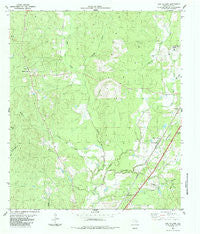New Willard Texas Historical topographic map, 1:24000 scale, 7.5 X 7.5 Minute, Year 1984