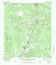 New Willard Texas Historical topographic map, 1:62500 scale, 15 X 15 Minute, Year 1955