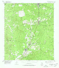 New Willard Texas Historical topographic map, 1:62500 scale, 15 X 15 Minute, Year 1955