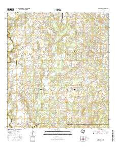 New Berlin Texas Current topographic map, 1:24000 scale, 7.5 X 7.5 Minute, Year 2016
