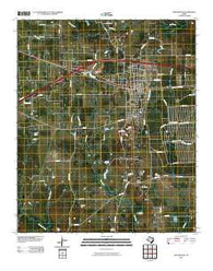 New Boston Texas Historical topographic map, 1:24000 scale, 7.5 X 7.5 Minute, Year 2010