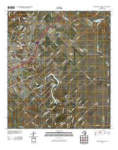 New Braunfels East Texas Historical topographic map, 1:24000 scale, 7.5 X 7.5 Minute, Year 2010
