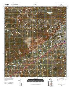New Braunfels West Texas Historical topographic map, 1:24000 scale, 7.5 X 7.5 Minute, Year 2010
