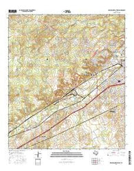 New Braunfels West Texas Current topographic map, 1:24000 scale, 7.5 X 7.5 Minute, Year 2016
