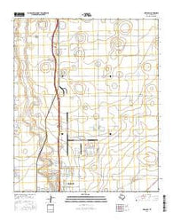 New Deal Texas Current topographic map, 1:24000 scale, 7.5 X 7.5 Minute, Year 2016