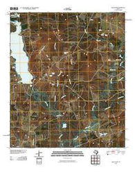 New Salem Texas Historical topographic map, 1:24000 scale, 7.5 X 7.5 Minute, Year 2010