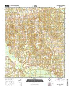 New Summerfield Texas Current topographic map, 1:24000 scale, 7.5 X 7.5 Minute, Year 2016