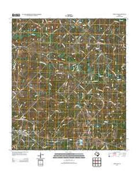 New Ulm Texas Historical topographic map, 1:24000 scale, 7.5 X 7.5 Minute, Year 2013