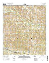 New Ulm Texas Current topographic map, 1:24000 scale, 7.5 X 7.5 Minute, Year 2016