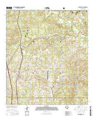 New Waverly Texas Current topographic map, 1:24000 scale, 7.5 X 7.5 Minute, Year 2016