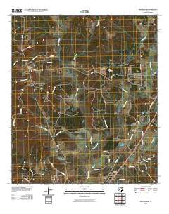 New Willard Texas Historical topographic map, 1:24000 scale, 7.5 X 7.5 Minute, Year 2010