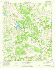 Newburg Texas Historical topographic map, 1:24000 scale, 7.5 X 7.5 Minute, Year 1969