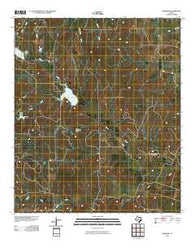 Newburg Texas Historical topographic map, 1:24000 scale, 7.5 X 7.5 Minute, Year 2010