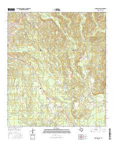 Newton East Texas Current topographic map, 1:24000 scale, 7.5 X 7.5 Minute, Year 2016