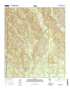 Newton West Texas Current topographic map, 1:24000 scale, 7.5 X 7.5 Minute, Year 2016