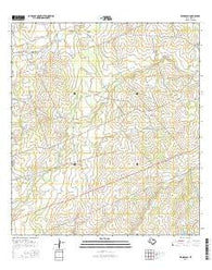 Nido Ranch Texas Current topographic map, 1:24000 scale, 7.5 X 7.5 Minute, Year 2016