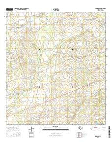 Nido Ranch Texas Current topographic map, 1:24000 scale, 7.5 X 7.5 Minute, Year 2016