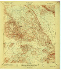 Nine Point Mesa Texas Historical topographic map, 1:62500 scale, 15 X 15 Minute, Year 1918
