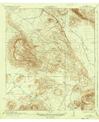 Nine Point Mesa Texas Historical topographic map, 1:62500 scale, 15 X 15 Minute, Year 1937