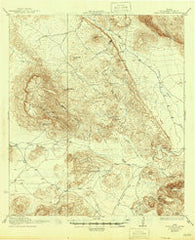 Nine Point Mesa Texas Historical topographic map, 1:62500 scale, 15 X 15 Minute, Year 1937