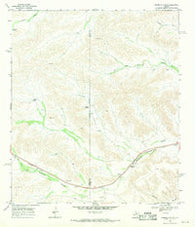 Ninemile Ranch Texas Historical topographic map, 1:24000 scale, 7.5 X 7.5 Minute, Year 1968