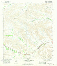 Ninemile Ranch Texas Historical topographic map, 1:24000 scale, 7.5 X 7.5 Minute, Year 1968