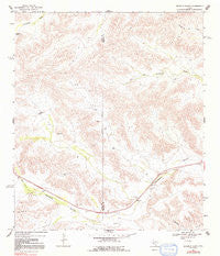 Ninemile Ranch Texas Historical topographic map, 1:24000 scale, 7.5 X 7.5 Minute, Year 1968