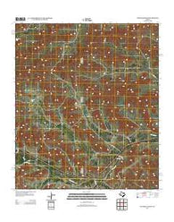 Ninemile Ranch Texas Historical topographic map, 1:24000 scale, 7.5 X 7.5 Minute, Year 2012
