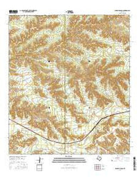 Ninemile Ranch Texas Current topographic map, 1:24000 scale, 7.5 X 7.5 Minute, Year 2016