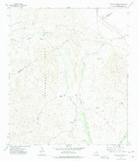 Ninetysix Ranch Texas Historical topographic map, 1:24000 scale, 7.5 X 7.5 Minute, Year 1972