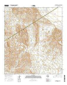 Ninetysix Ranch Texas Current topographic map, 1:24000 scale, 7.5 X 7.5 Minute, Year 2016