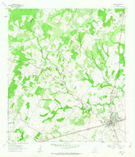 Nixon Texas Historical topographic map, 1:24000 scale, 7.5 X 7.5 Minute, Year 1961