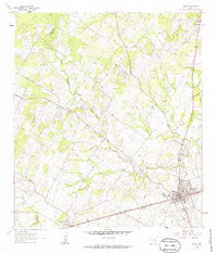 Nixon Texas Historical topographic map, 1:24000 scale, 7.5 X 7.5 Minute, Year 1961