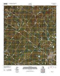 Nixon Texas Historical topographic map, 1:24000 scale, 7.5 X 7.5 Minute, Year 2010