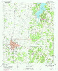 Nocona Texas Historical topographic map, 1:24000 scale, 7.5 X 7.5 Minute, Year 1968