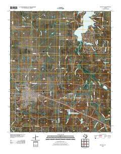 Nocona Texas Historical topographic map, 1:24000 scale, 7.5 X 7.5 Minute, Year 2010