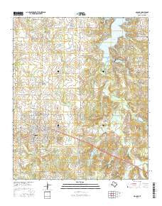 Nocona Texas Current topographic map, 1:24000 scale, 7.5 X 7.5 Minute, Year 2016