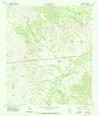 Noelke Texas Historical topographic map, 1:24000 scale, 7.5 X 7.5 Minute, Year 1971