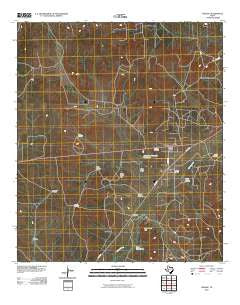 Noelke Texas Historical topographic map, 1:24000 scale, 7.5 X 7.5 Minute, Year 2010