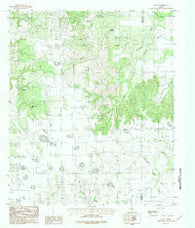 Nolan Texas Historical topographic map, 1:24000 scale, 7.5 X 7.5 Minute, Year 1984