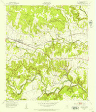 Nolanville Texas Historical topographic map, 1:24000 scale, 7.5 X 7.5 Minute, Year 1947