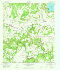 Nolanville Texas Historical topographic map, 1:24000 scale, 7.5 X 7.5 Minute, Year 1958