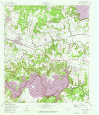 Nolanville Texas Historical topographic map, 1:24000 scale, 7.5 X 7.5 Minute, Year 1958