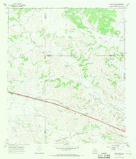 Nolen Draw Texas Historical topographic map, 1:24000 scale, 7.5 X 7.5 Minute, Year 1967