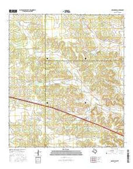 Nolen Draw Texas Current topographic map, 1:24000 scale, 7.5 X 7.5 Minute, Year 2016
